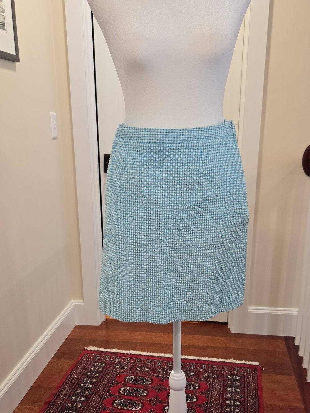 Lilly Pulitzer Light Blue Mini Skirt